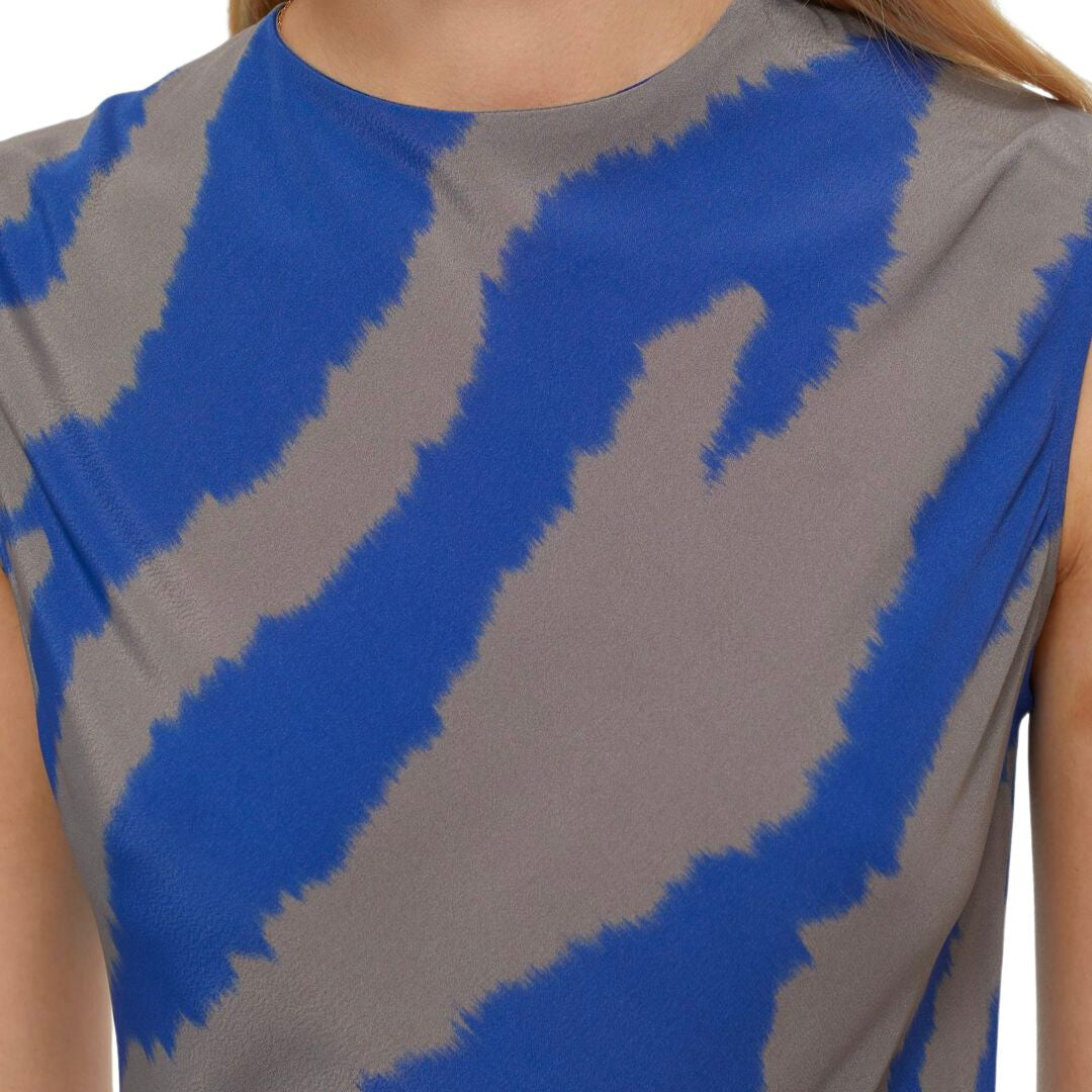 Sleeveless Dress in Forever Blue