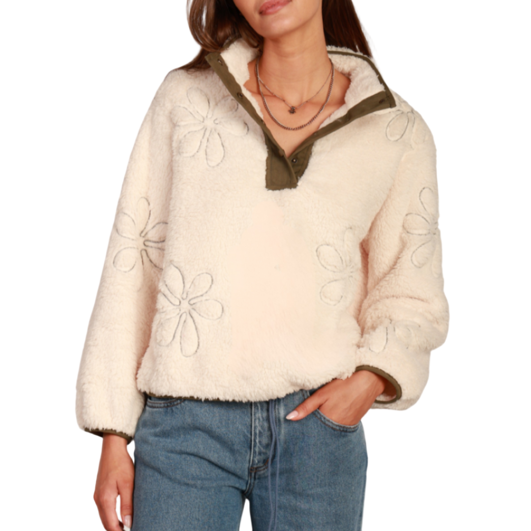 Emma Pullover in Olive