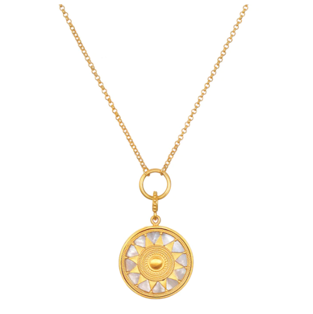 Inward Journey Light Mandala Necklace