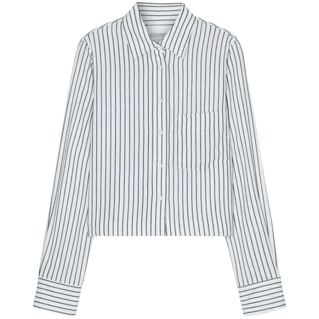 Cropped classic shirt