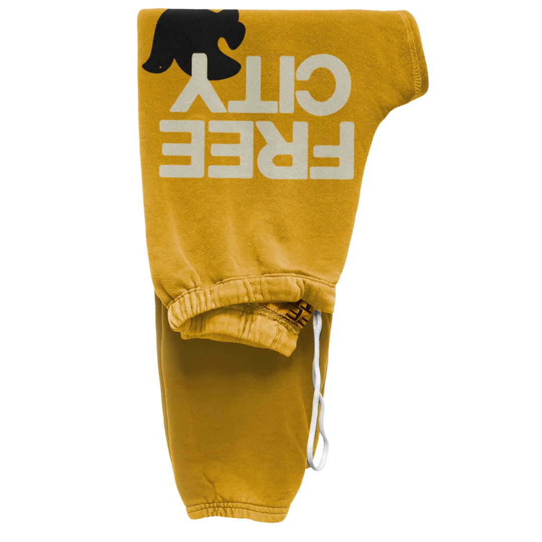 Sweatpant in Yellow Plant