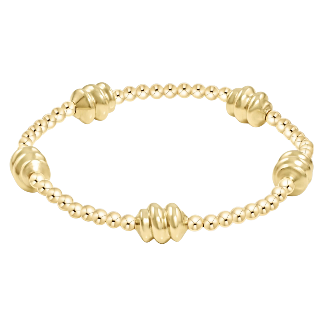 Admire Gold 3mm Bead Bracelet in Gold
