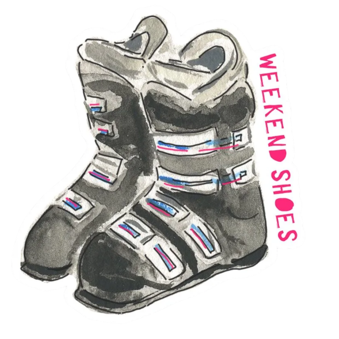 Ski Boot Sticker