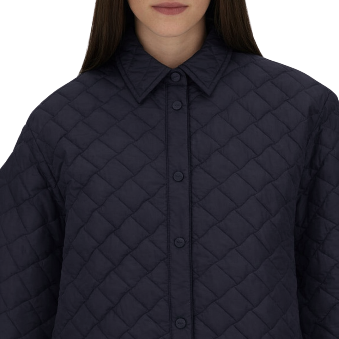 Ecoage Shacket in Dark Navy
