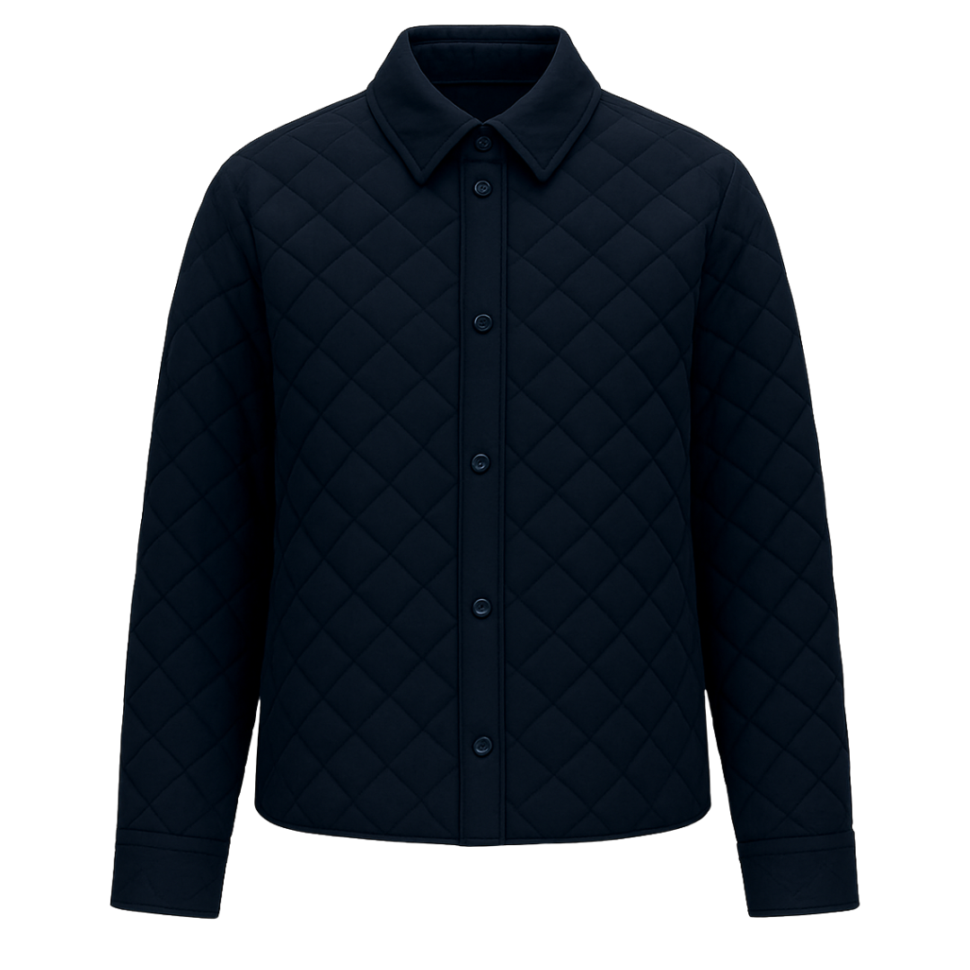 Ecoage Shacket in Dark Navy