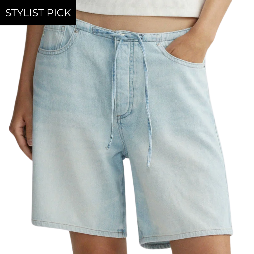 Sienna Low-Slung Short Relaxed 7" in Poolside Aura