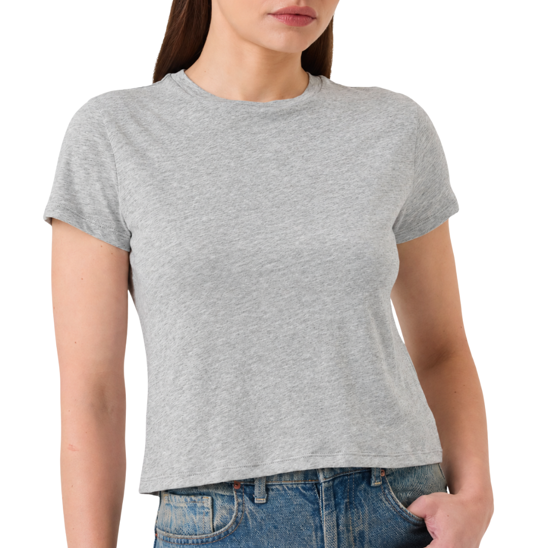 Andie Tee Shirt in Gray Heather