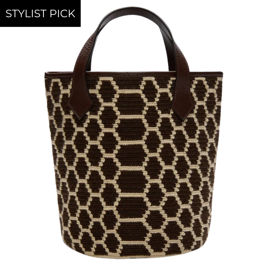 Caraiva Tote in Abstract Snake