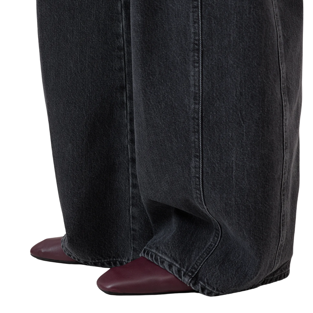 Tori-X Barrel Jeans in Dark Grey