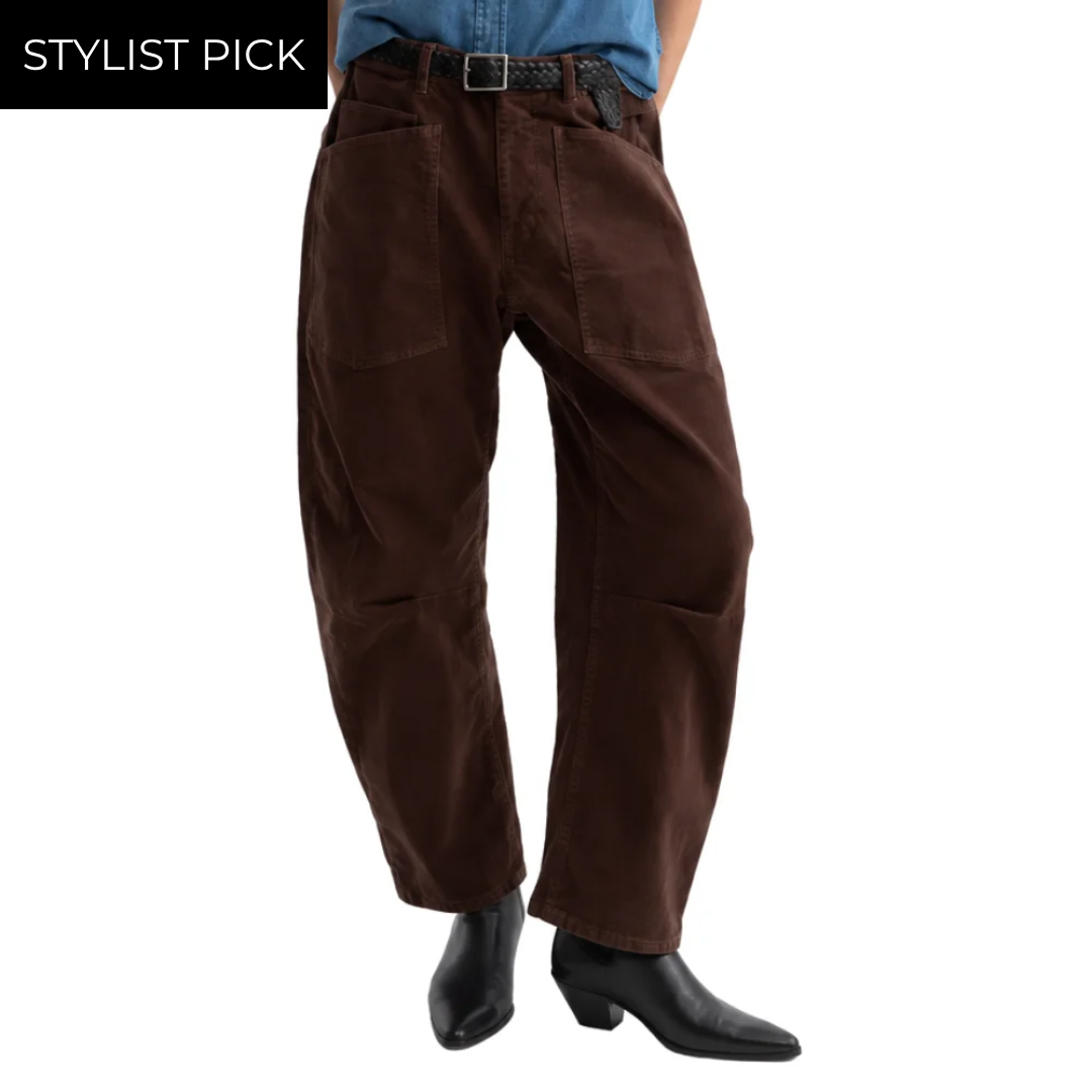 Shon Corduroy Pant in Mahogany