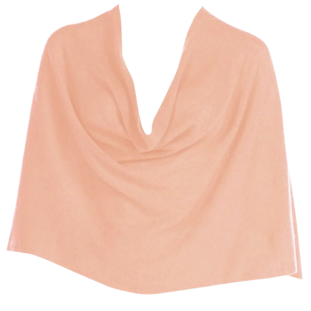 Cashmere Ruana in Blush