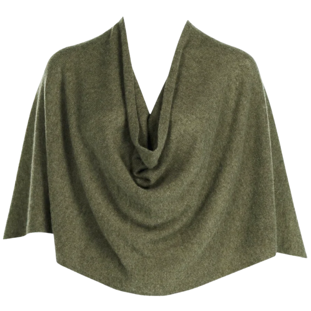 Cashmere Ruana in Scout
