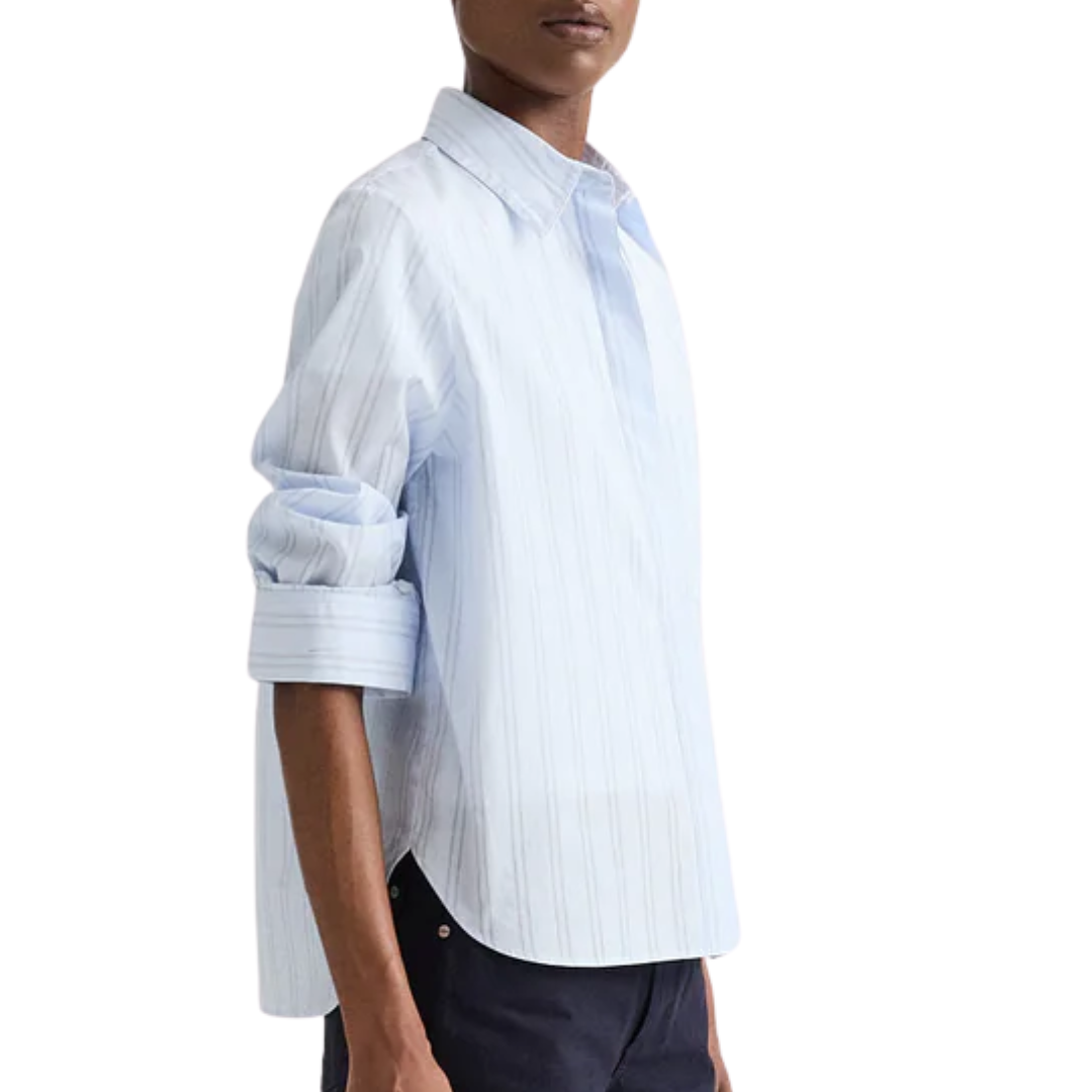 Boyfriend Shirt in Blue/Midnight