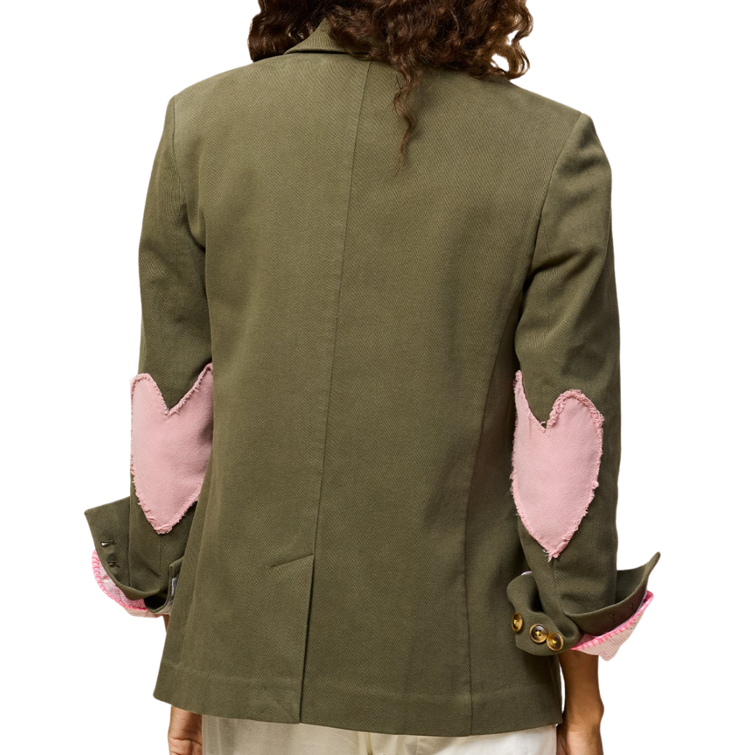 Workday Love Blazer in Army Green