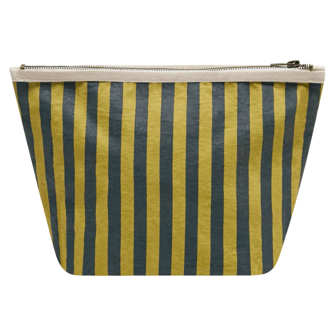 The Stripe Pouch in Citron Mini Prep Stripe