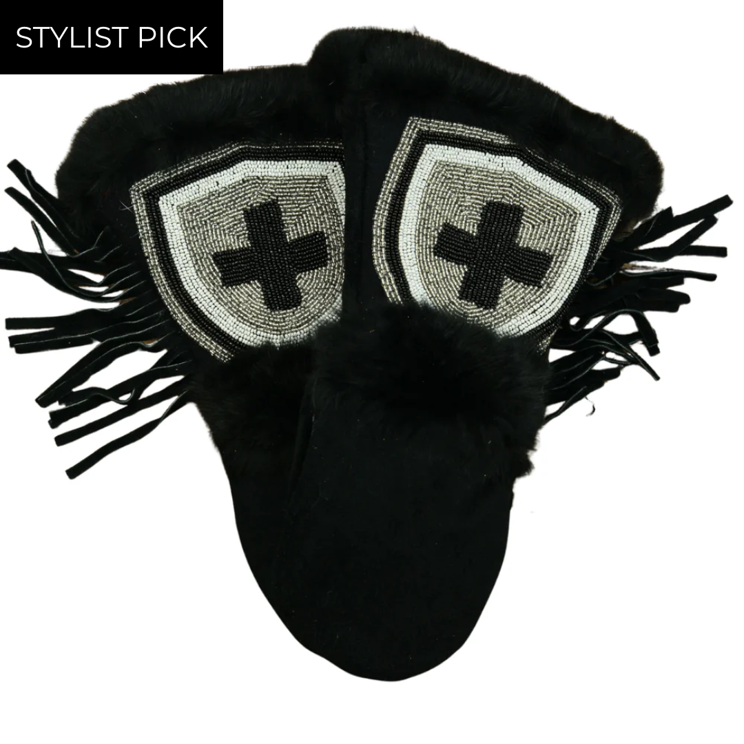 Drake Mittens in Black