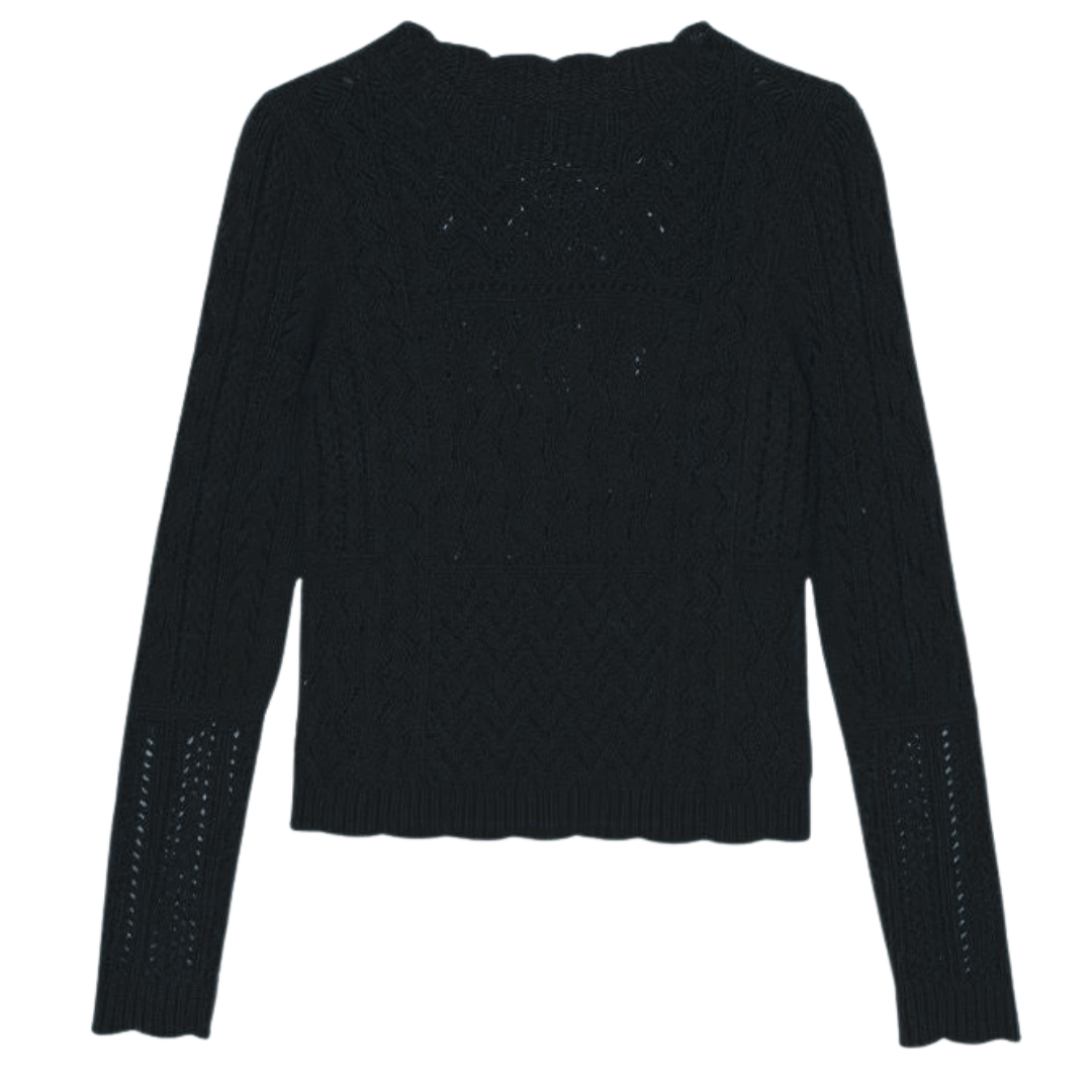 Stitchery Patchwork Crew in Navy
