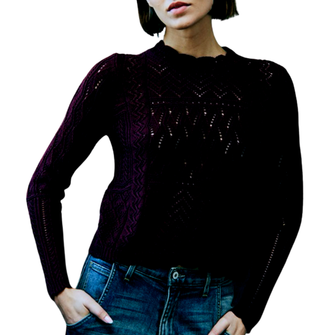 Stitchery Patchwork Crew in Navy