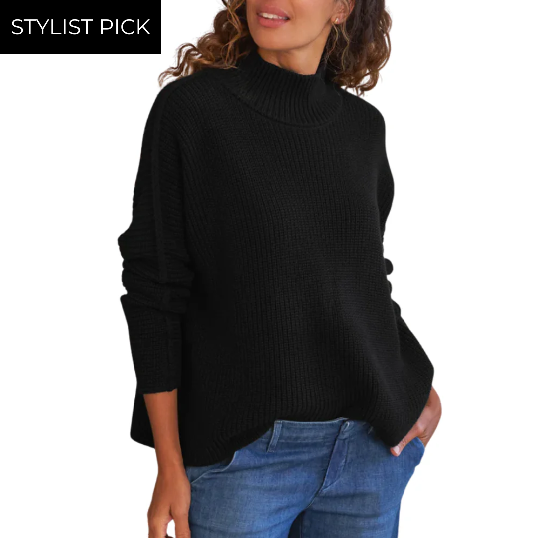 Montecito Turtleneck in Black