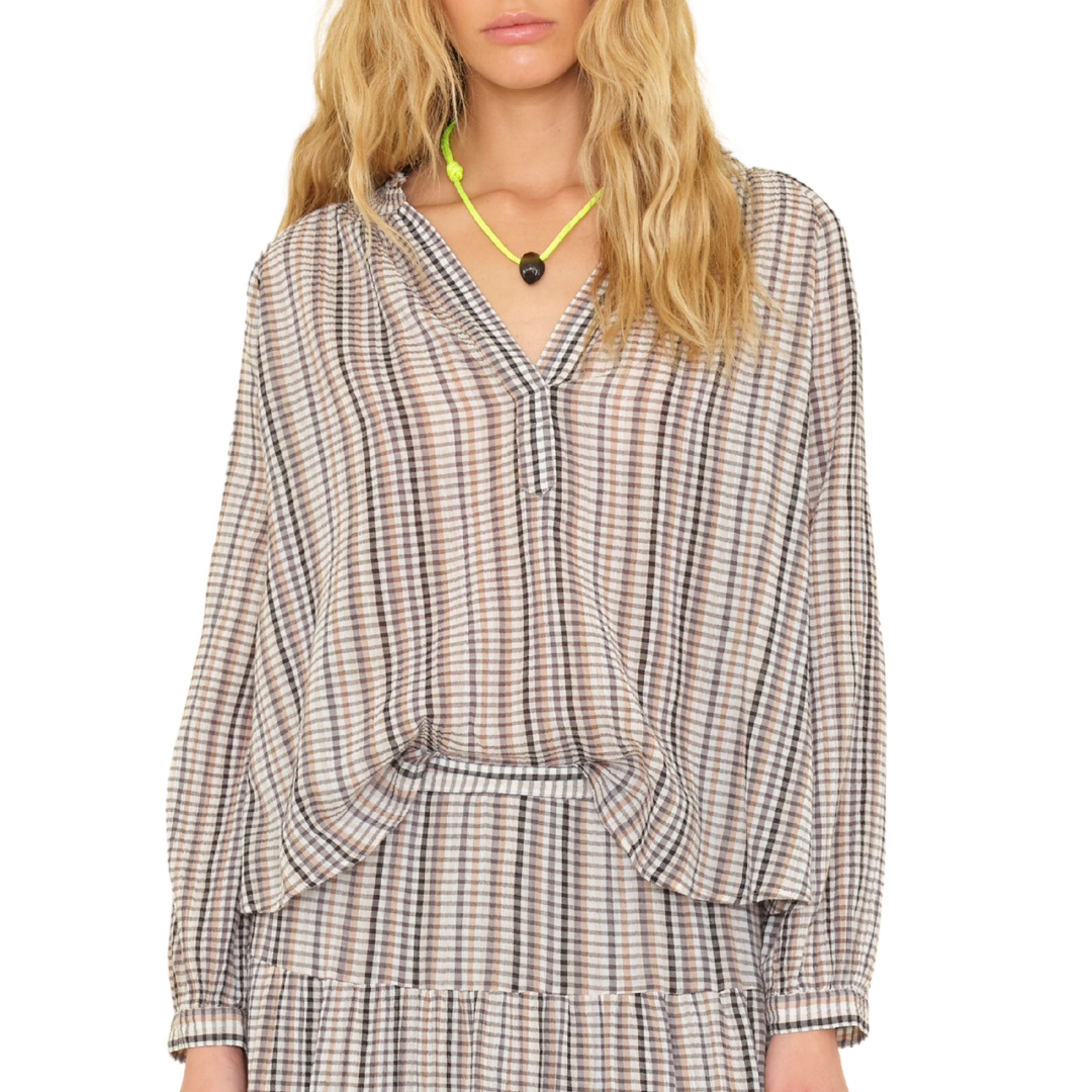 Margot Top in Coco Shell