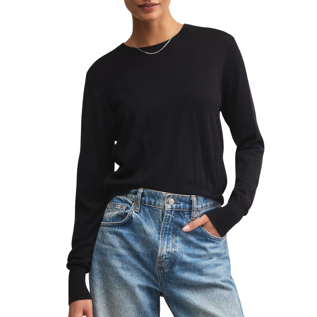 Perfect Layer Sweater in Black