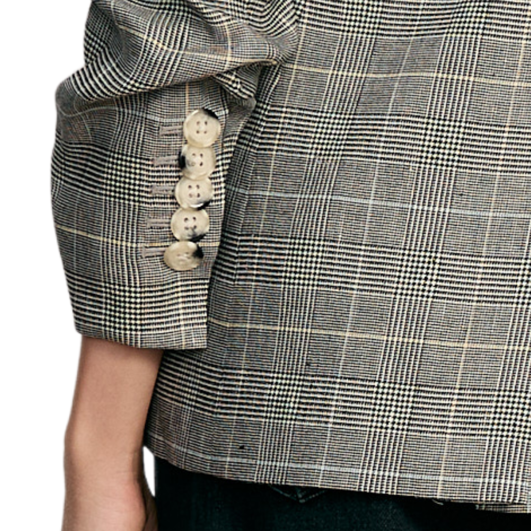 Battista Dickey Jacket in Black Multi