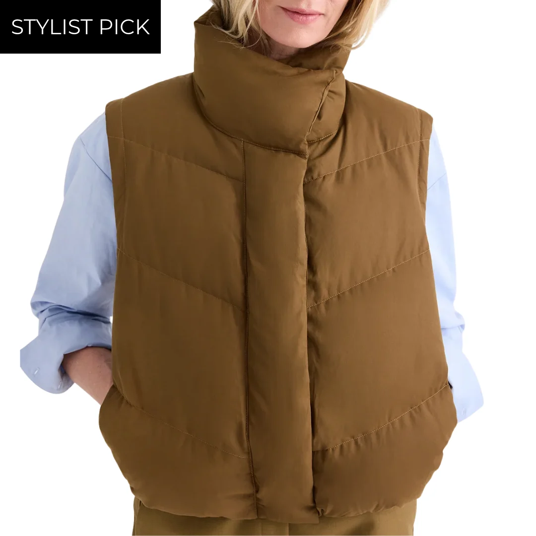 Puffer Vest in Carafe