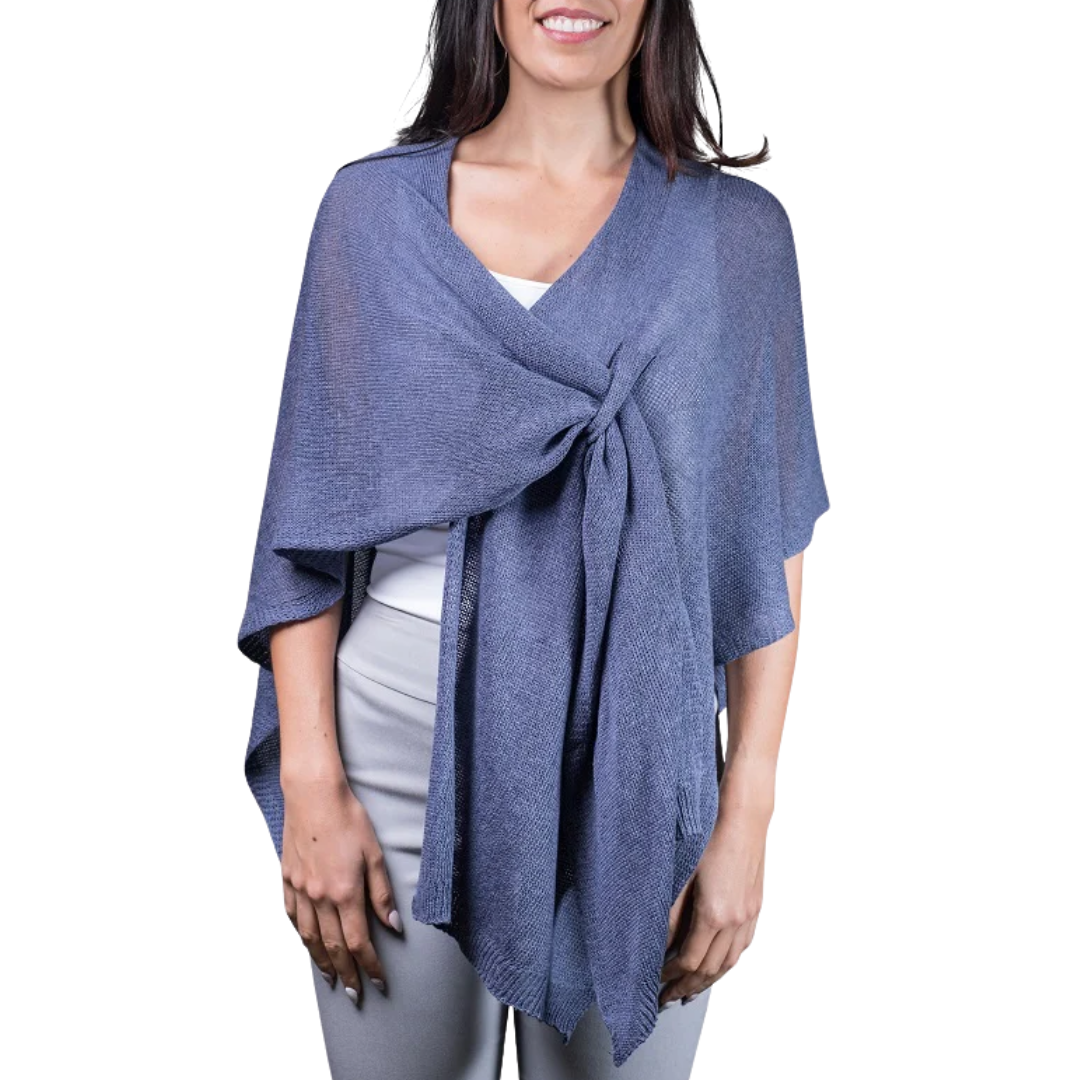 Aliya Wrap in Indigo
