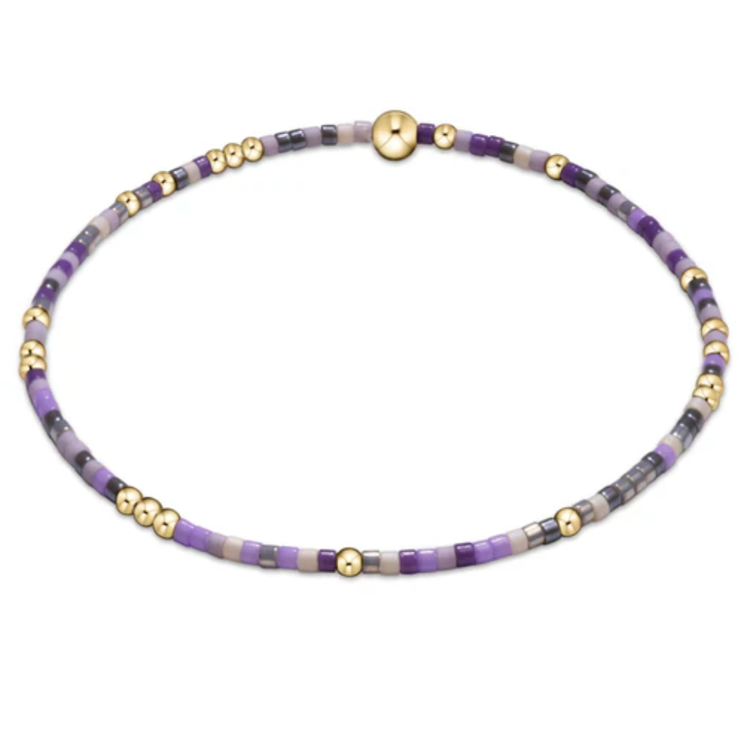 Hope Unwritten Bracelet in Grape Balls of Fire