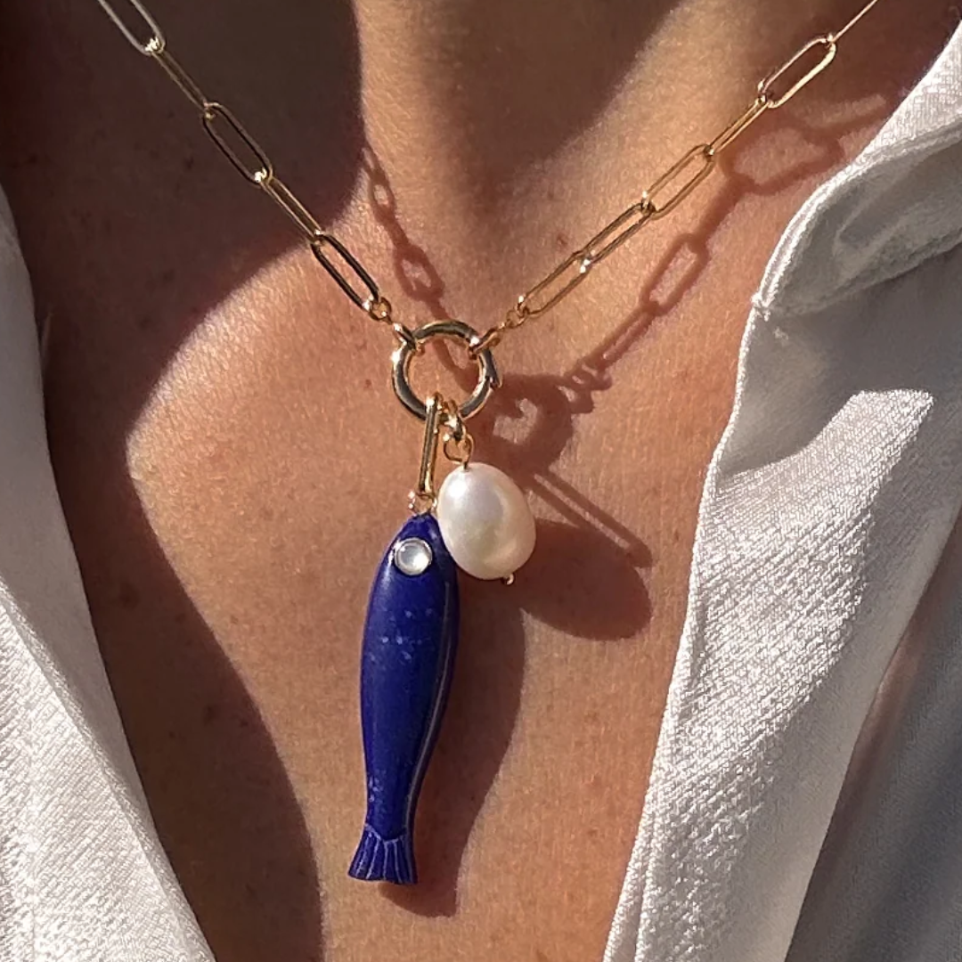 Fortuna Fish in Lapis