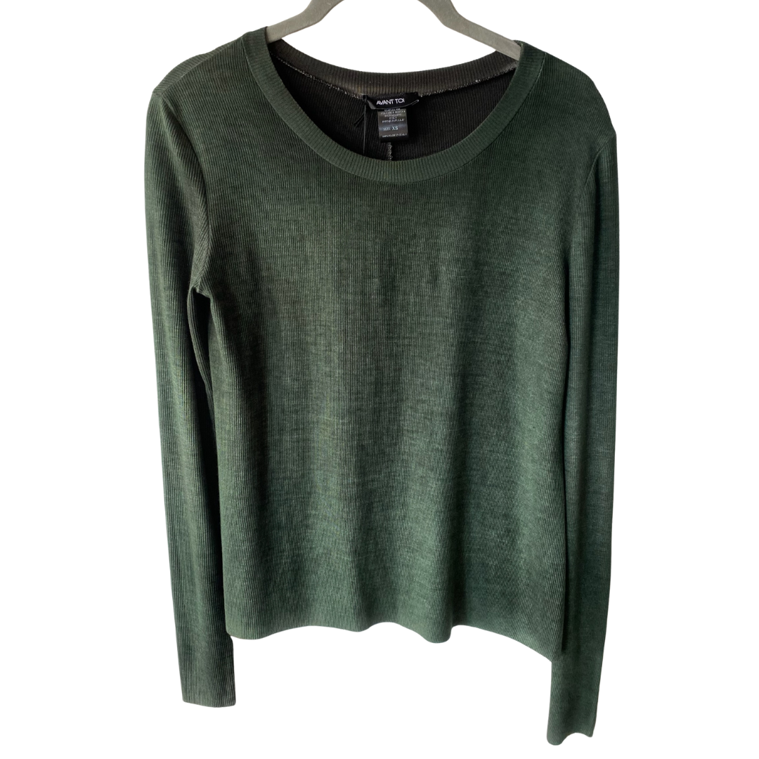 Ribbed Micromodal Long Sleeve in Brughiera