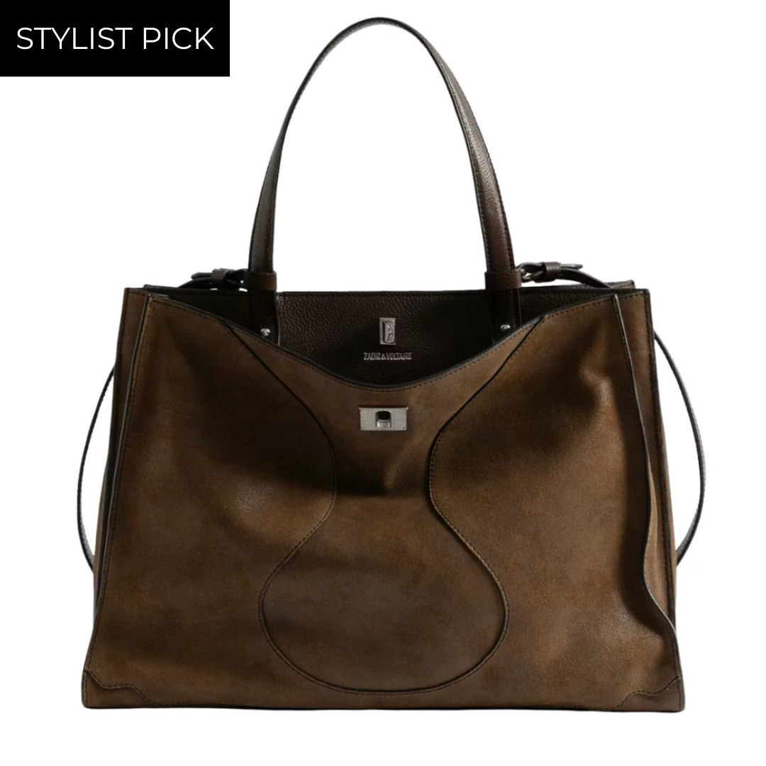 Jack Suede Bag in Wood