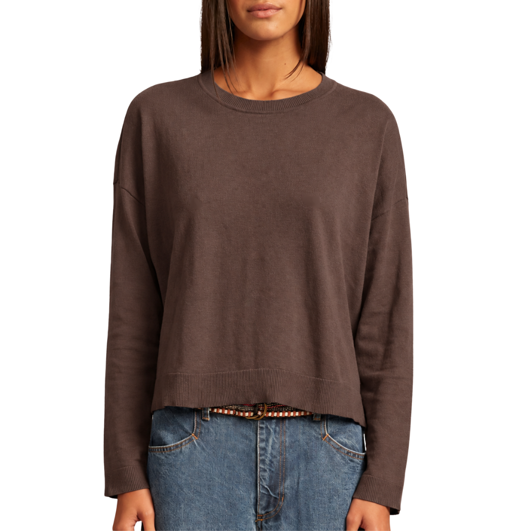 Sparrow Sweater in Brazil Nut