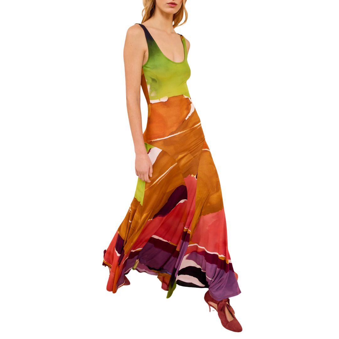 Malie Jersey Dress in Nature Abhors A Vacuum