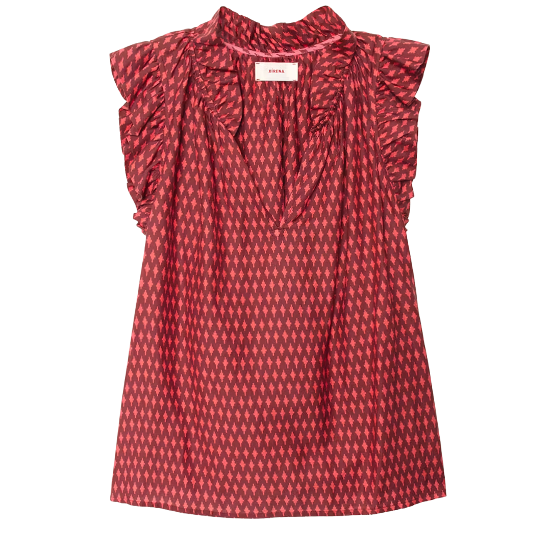 Bex Top in Dark Pink Diamond