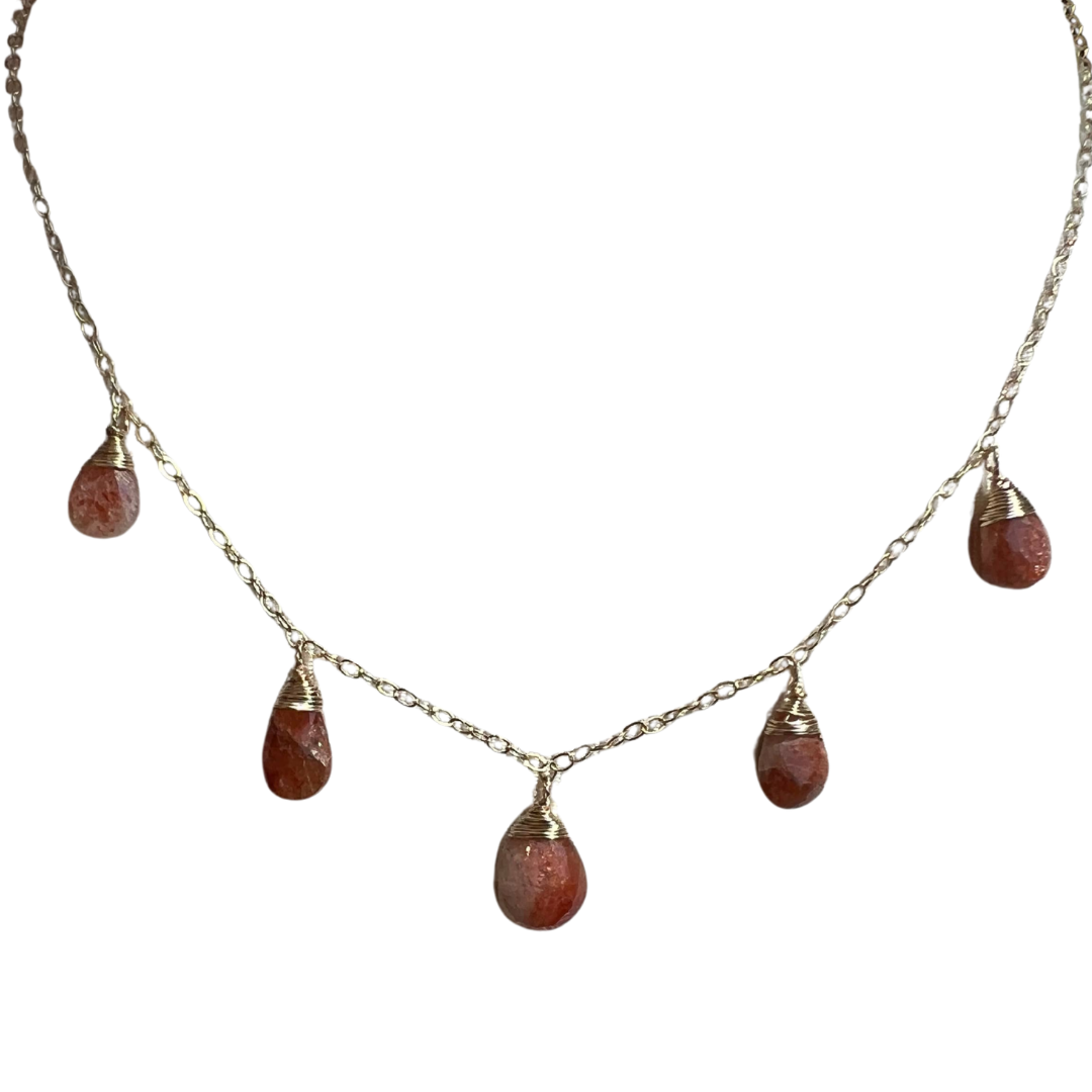 Gemma Necklace in Apatite