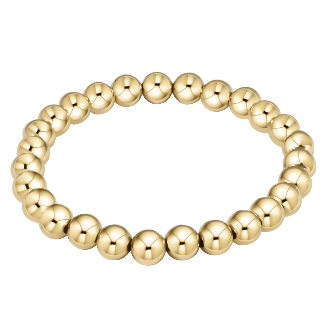 Classic Gold 7mm Bracelet- Extends