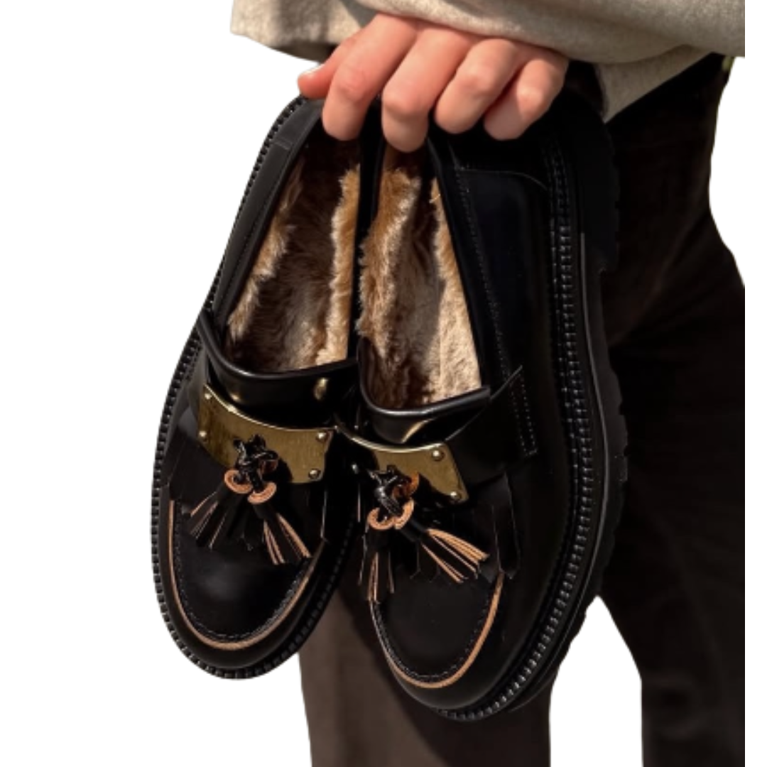 Siena-M Flats in Portobello Black