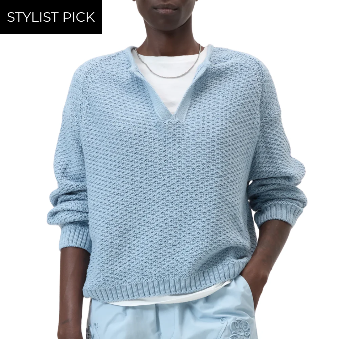 Tunic Long Sleeve in Dove Blue