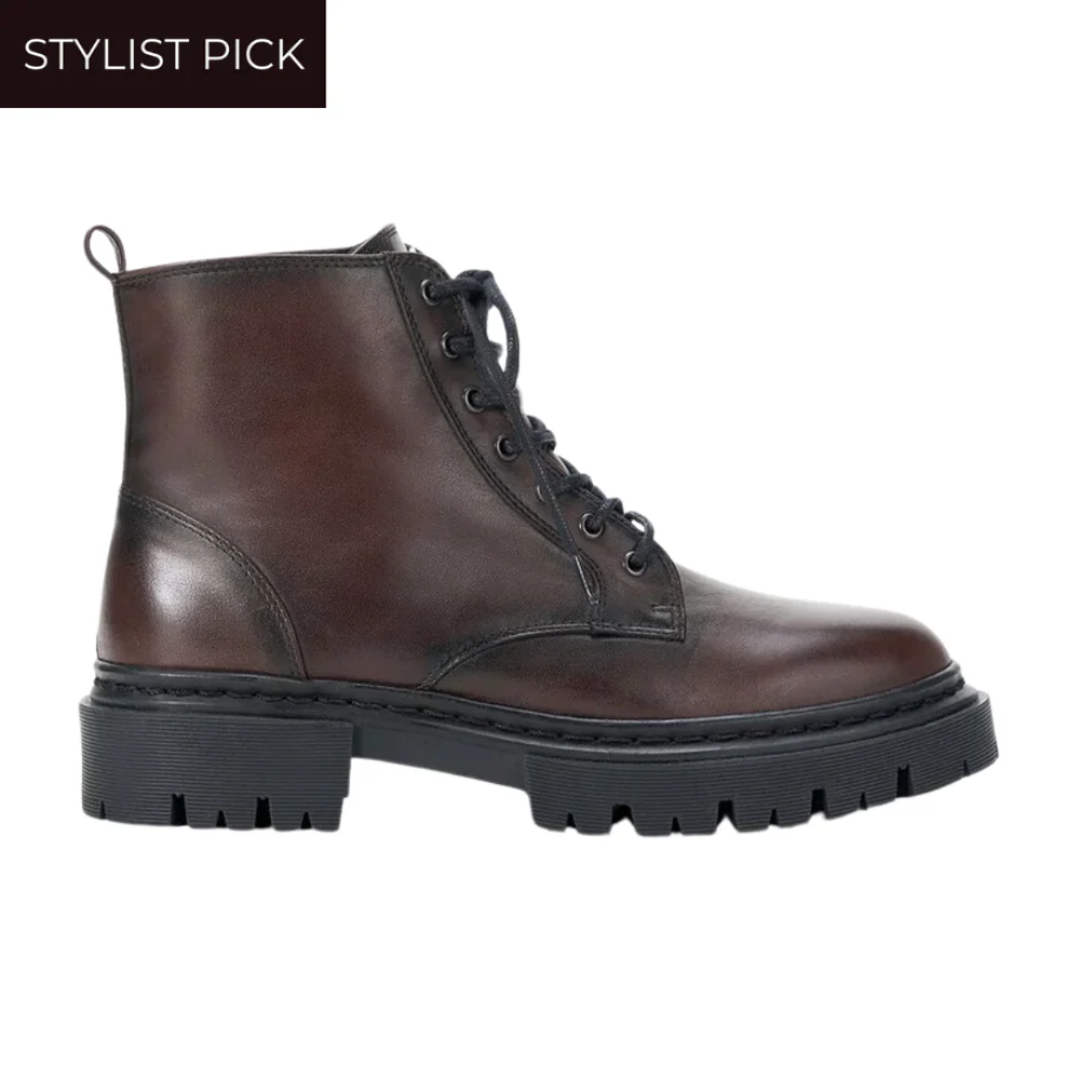 Henry Combat Boot in Espresso
