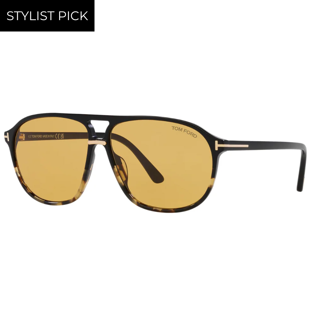 Bruce Sunglasses in Black/Brown