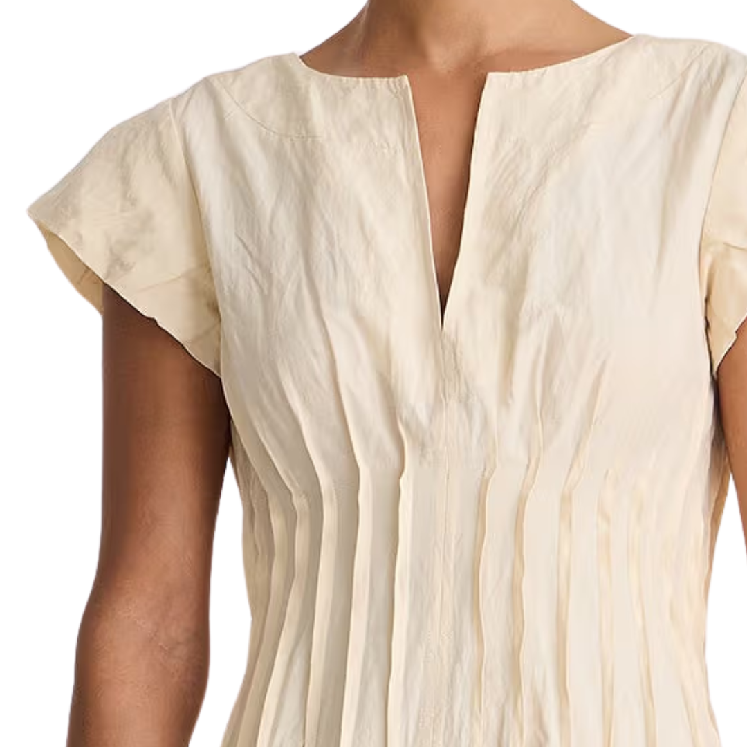 Maravilla Pintuck Maxi in Shell